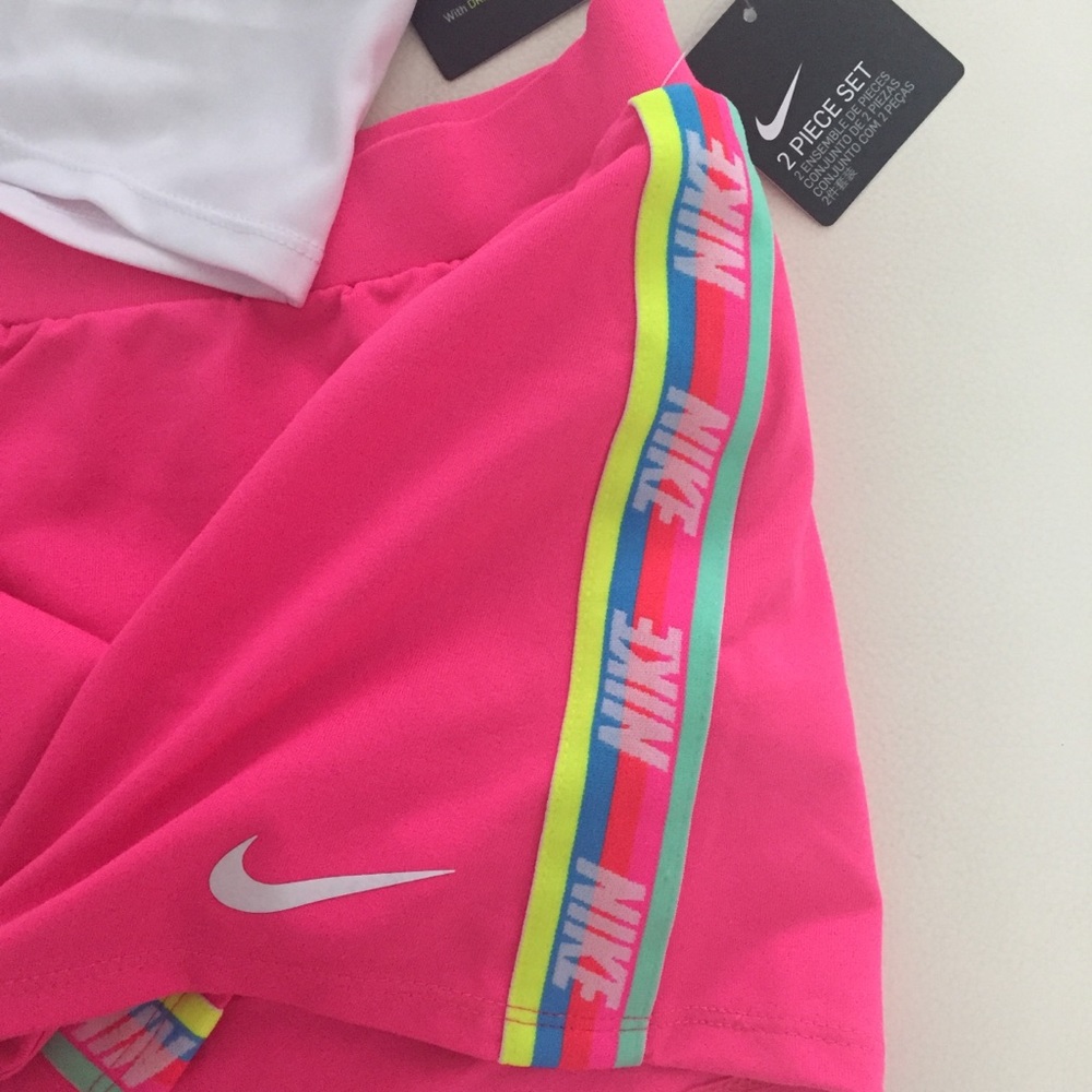 Nike pink girl dry-fit skort Set 5000 - Picture 6 of 8
